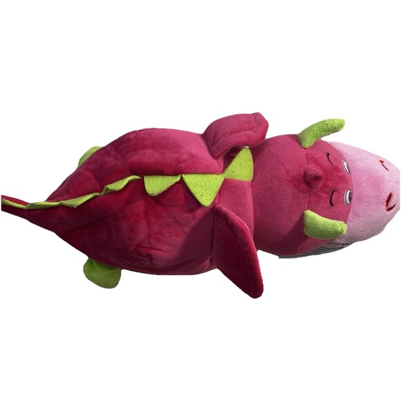 Flip A Zoo Plush Daphne Dragon flips to Thea Unicorn Huggable, Lovable Toy - Picture 6 of 14